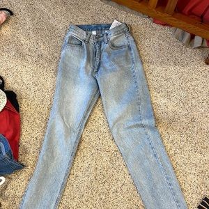 Brandy Melville light wash denim jeans
